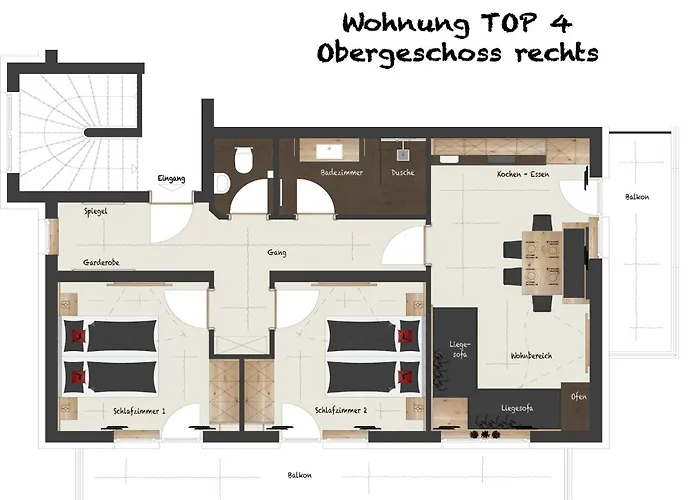 Spacious Near Area In Apartmán